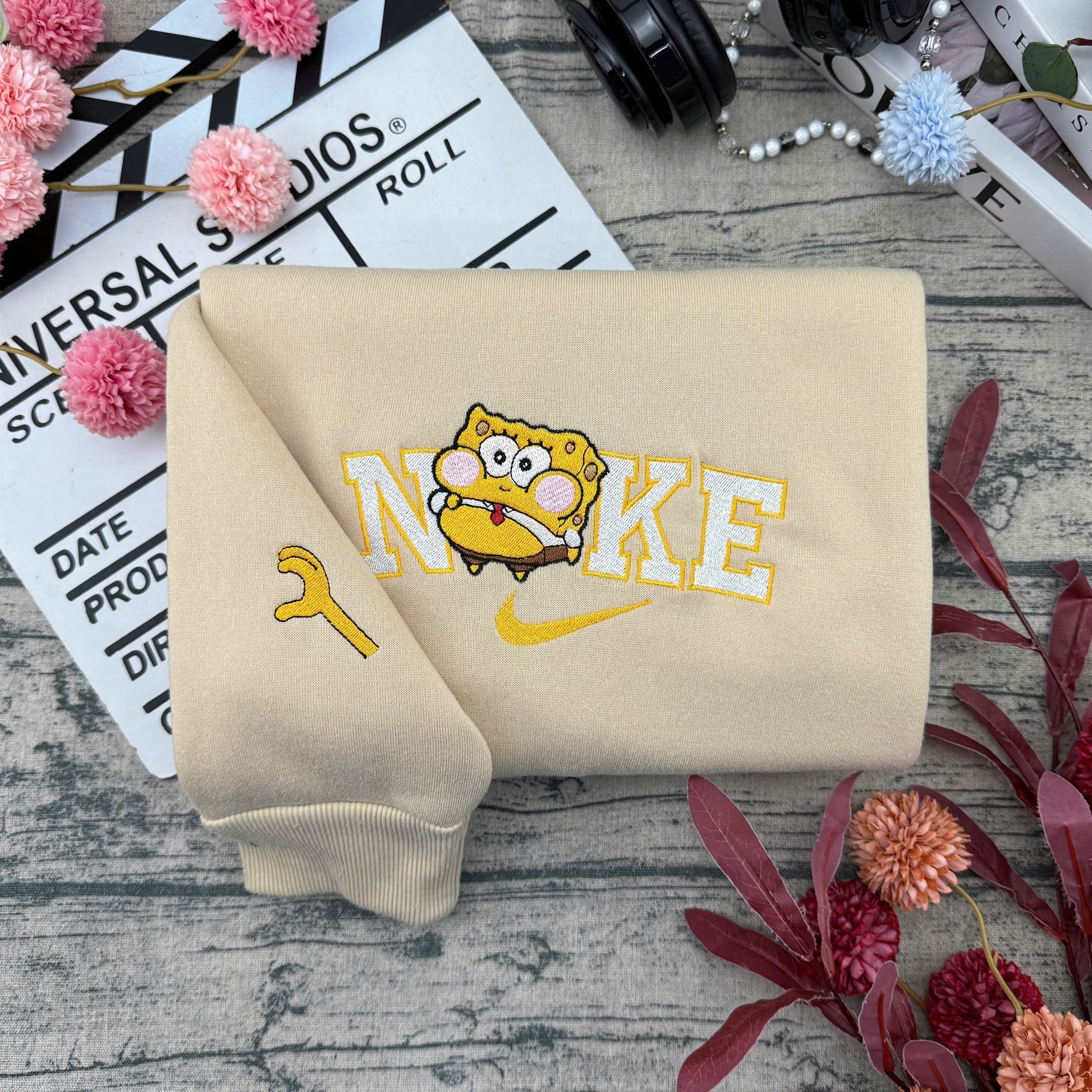 Close Friends Chibi Embroidered –  Fun Cartoon Streetwear Embroidered Sweatshirt / Hoodie / T-Shirt