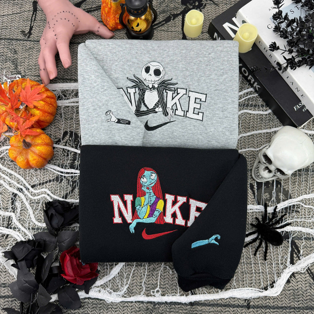 J & S – Halloween Embroidered Sweatshirt / Hoodie / T-Shirt