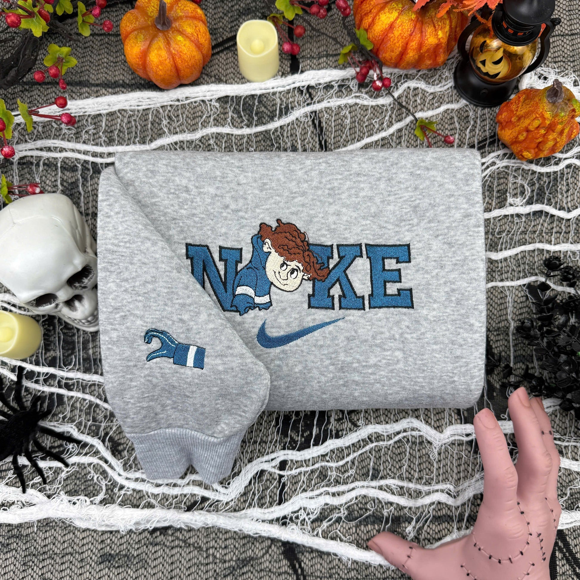 W & C - New Ver –  Halloween Embroidered Sweatshirt / Hoodie / T-Shirt